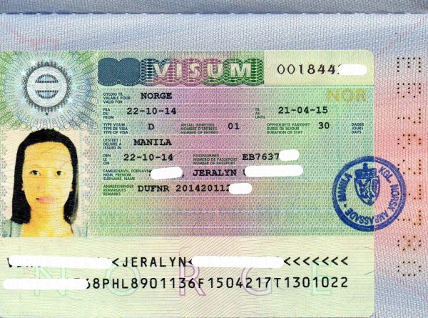 المستندات المطلوبة للتأشيرة