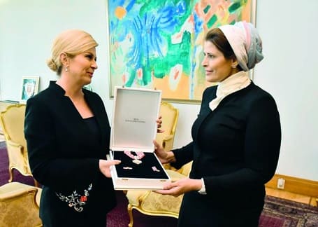 العلاقة بن سفيرة كرواتيا وقطر