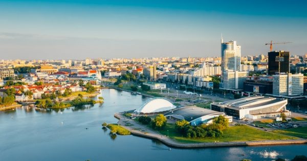 مدينة مينسك عاصمة بيلاروسيا الرائعه