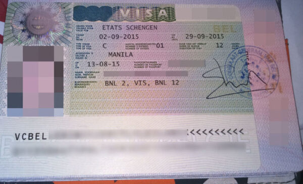 أنواع تأشيرات بلجيكا